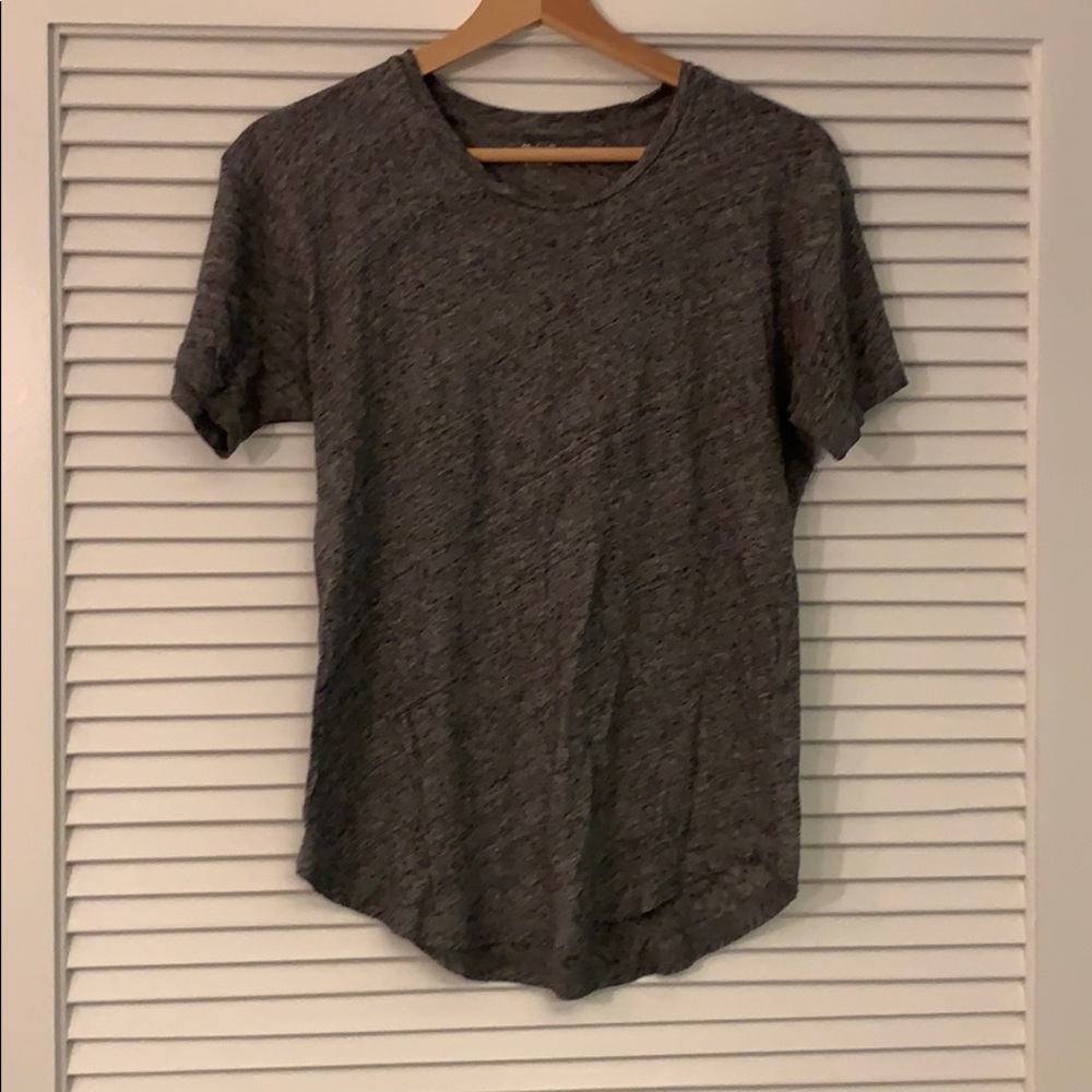 Heather grey crew neck Madewell tee